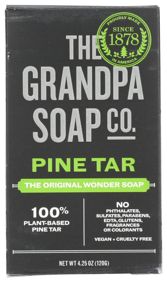 GRANDPA'S: Wonder Pine Tar Soap, 4.25 Oz