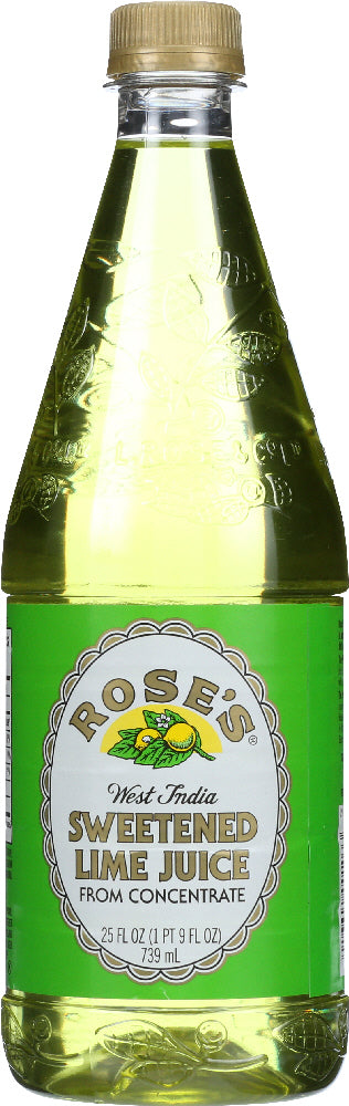 ROSES: Sweetened Lime Juice, 25 oz