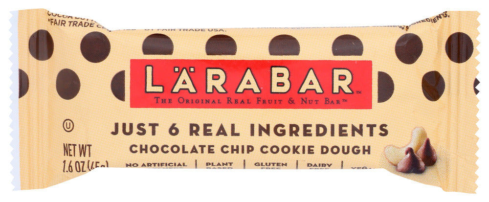 LARABAR: Chocolate Chip Cookie Dough Bar, 1.6 oz