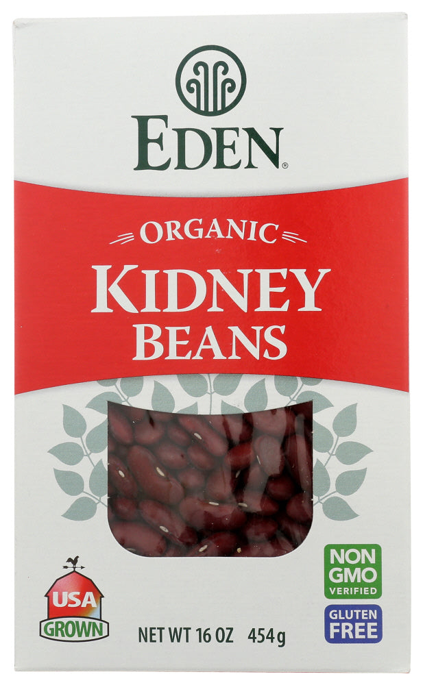 EDEN FOODS: Organic Dark Red Kidney Beans, 16 oz