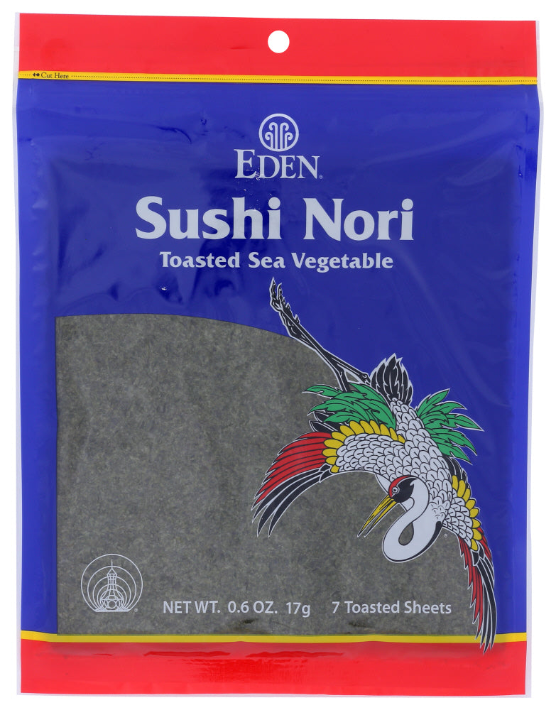 EDEN FOODS: Sushi Nori 7 Sheets, 0.6 oz