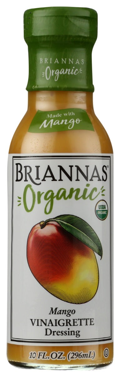 BRIANNAS: Organic Mango Vinaigrette Dressing, 10 oz