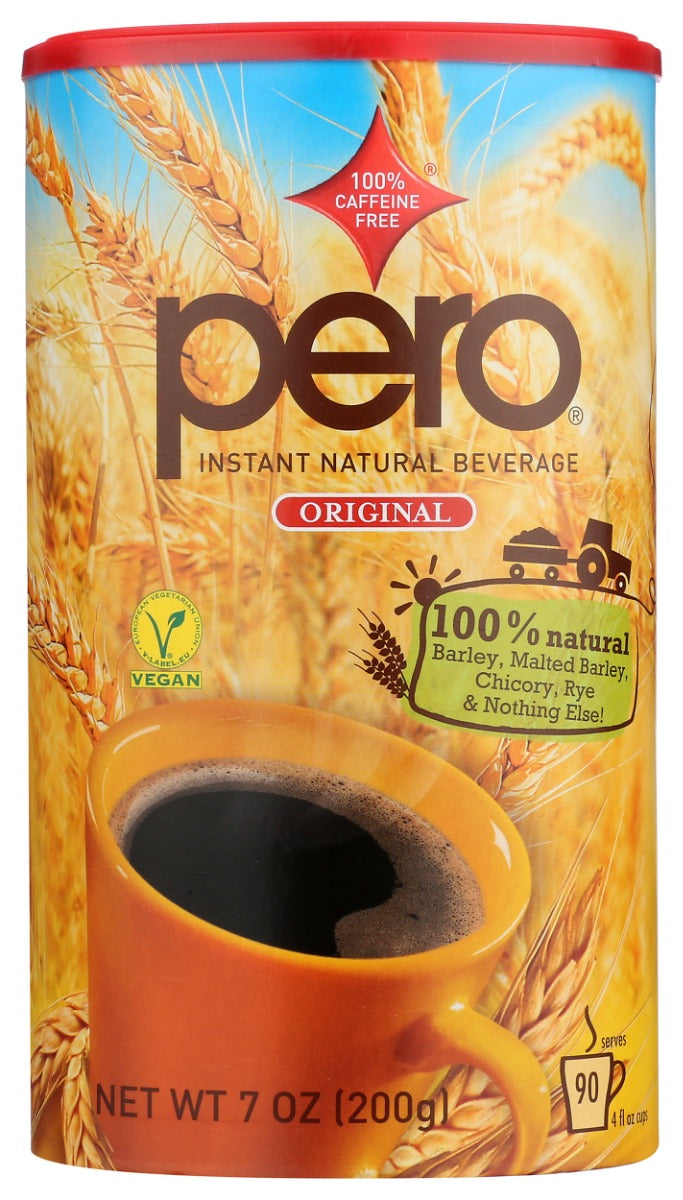 PERO: Instant Natural Beverage Caffeine Free Original, 7 oz