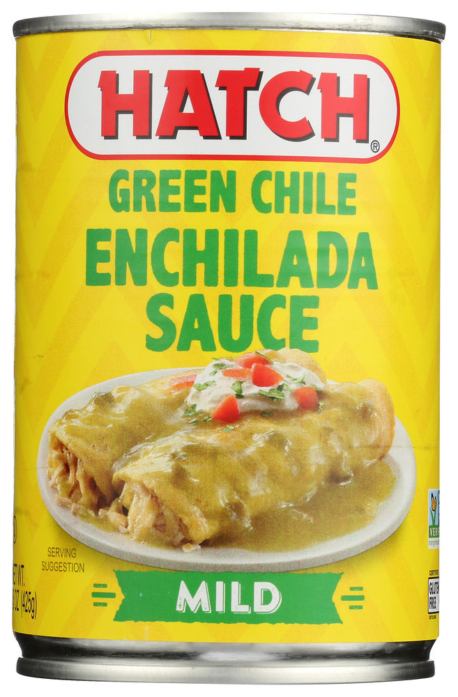HATCH: Green Chile Enchilada Sauce Mild, 15 oz