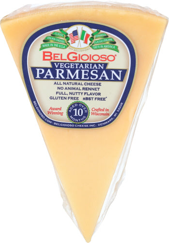 BELGIOIOSO: Vegetarian Parmesan Wedge Cheese, 8 oz