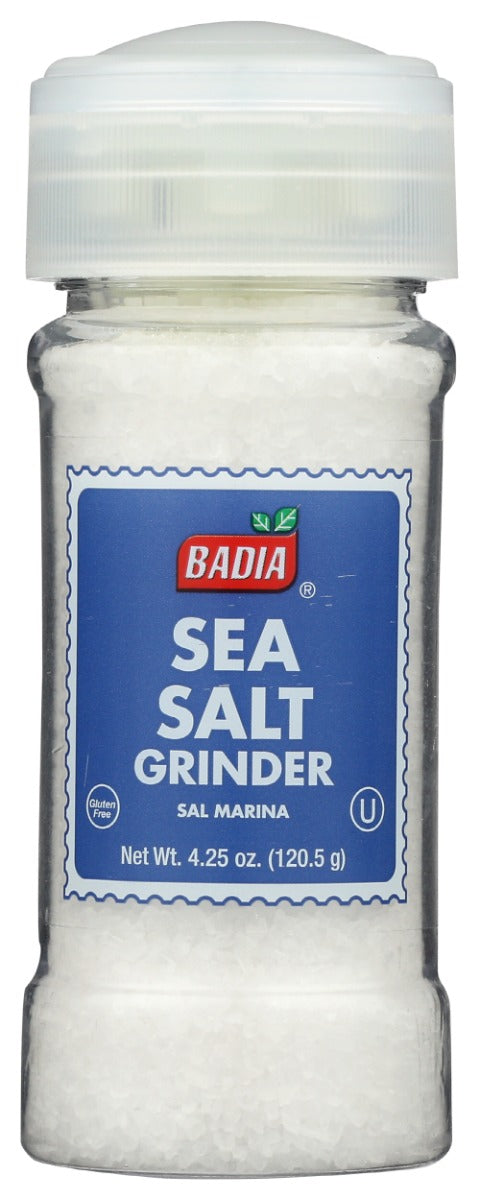 BADIA: Grinder Sea Salt, 4.25 oz