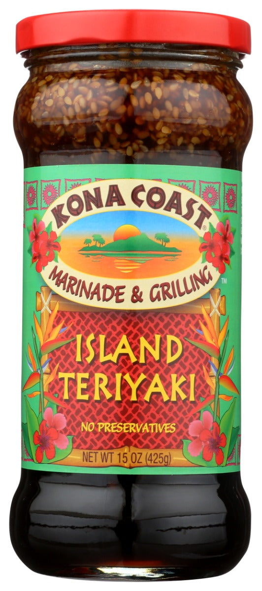 KONA COAST: Island Teriyaki Sauce, 15 oz
