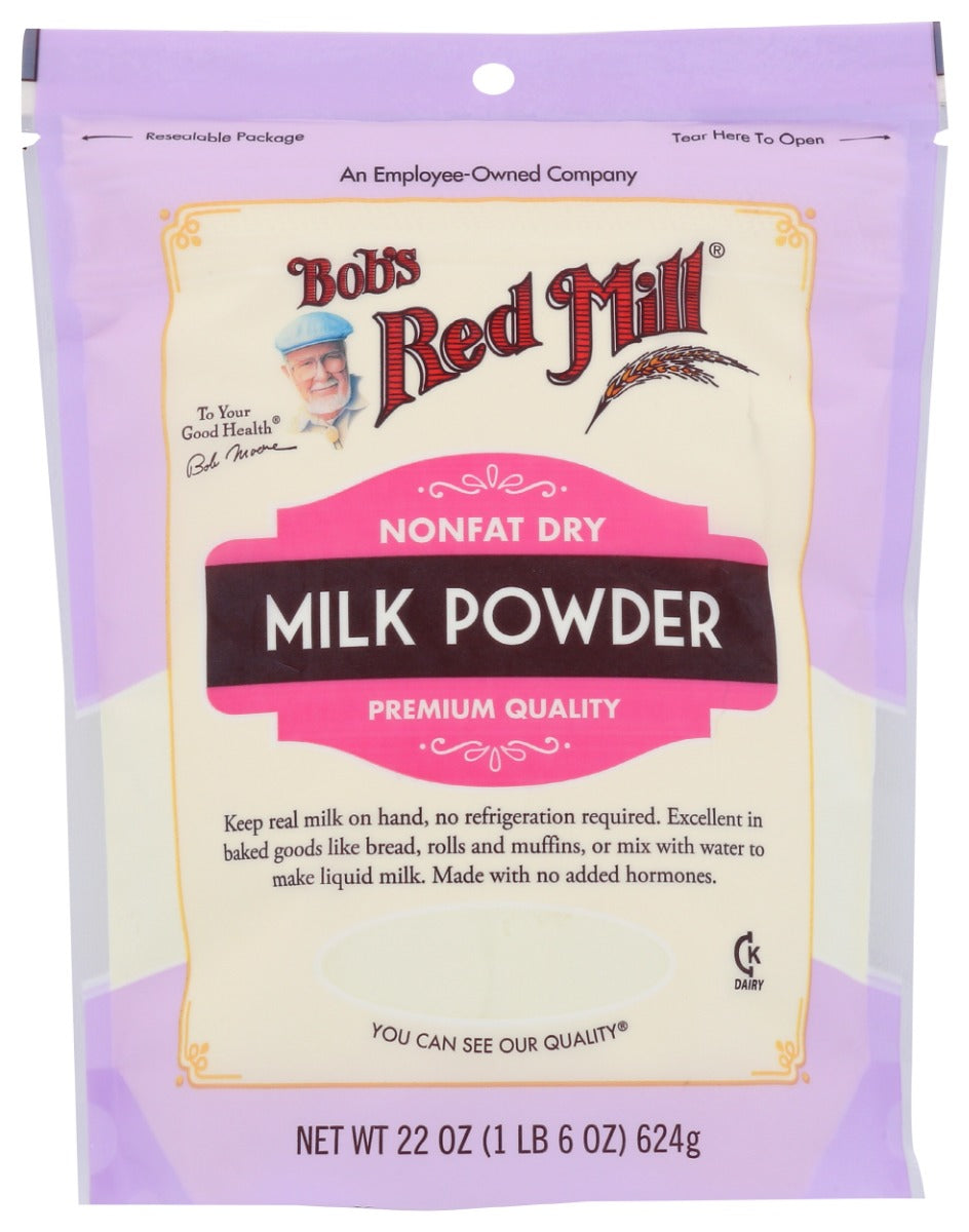 BOB'S RED MILL: Non-Fat Dry Milk Powder, 22 oz