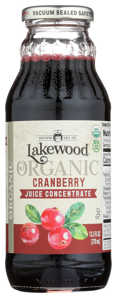 LAKEWOOD: Organic Cranberry Concentrate Juice, 12.5 oz
