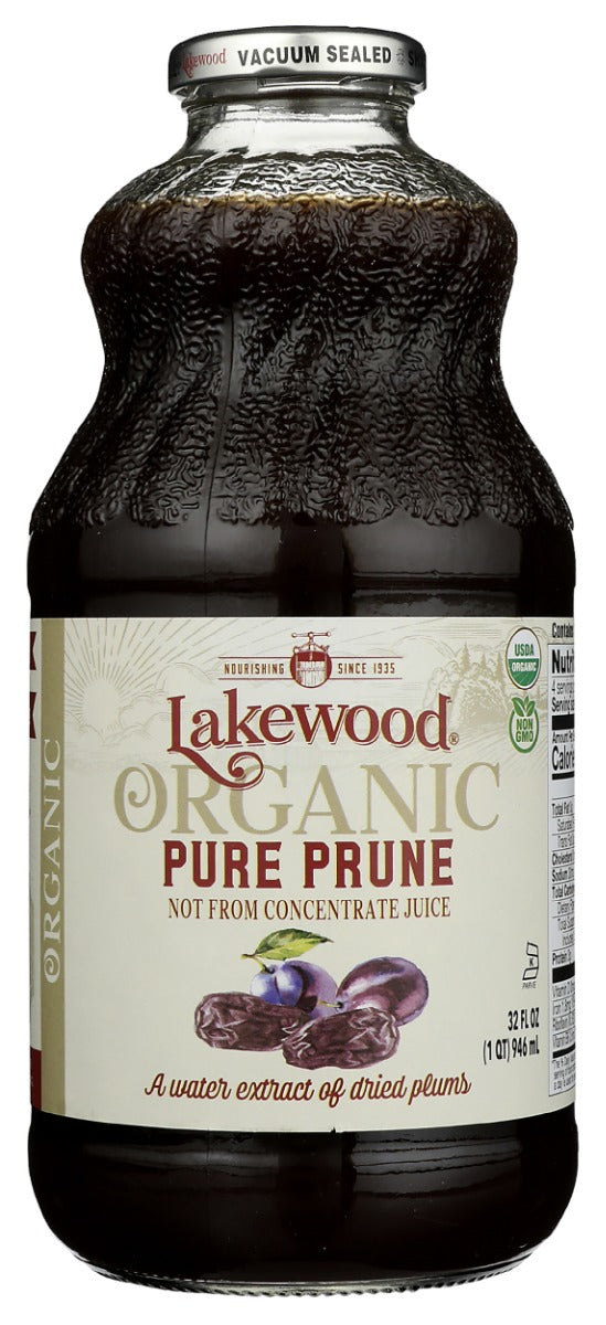 LAKEWOOD: Organic Pure Prune Juice, 32 oz