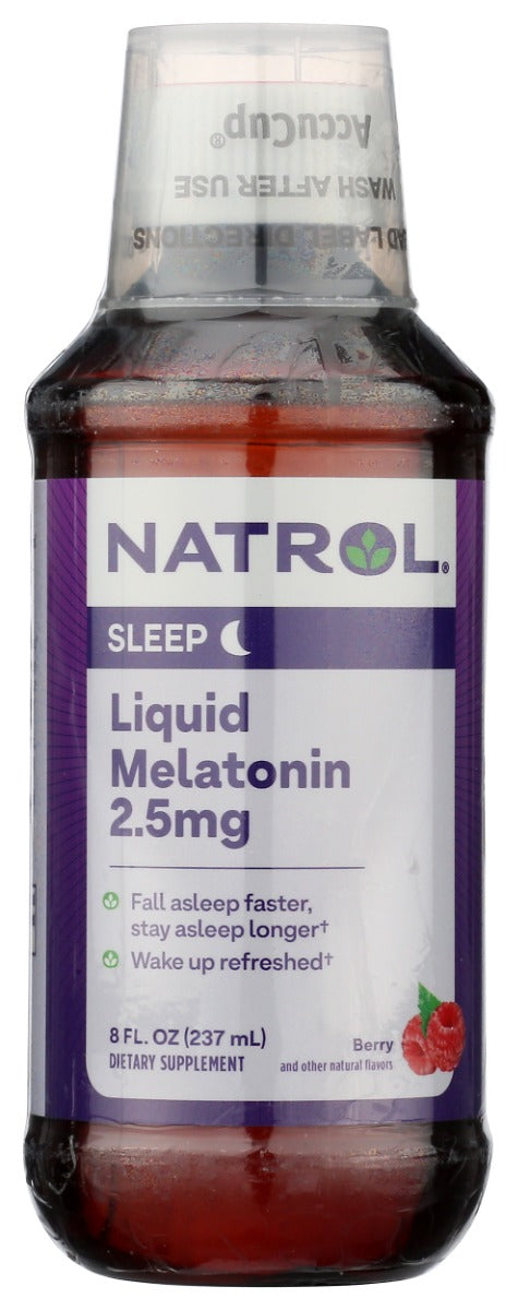 NATROL: Melatonin Liquid, 2.5 MG, 8 fo