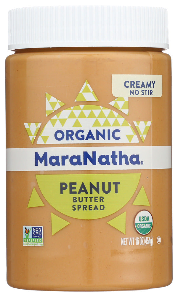 MARANATHA: Organic Peanut Butter No Stir Creamy, 16 oz