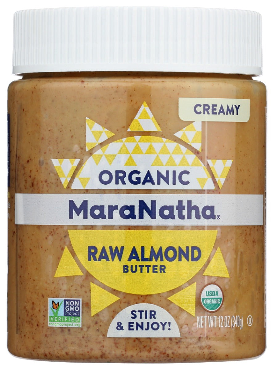 MARANATHA: Organic Raw Creamy Almond Butter, 12 oz