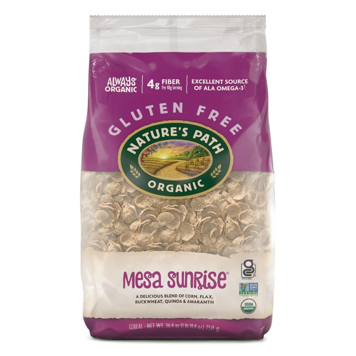 NATURES PATH: Mesa Sunrise Flakes Cereal Organic Eco Pac, 26.4 oz
