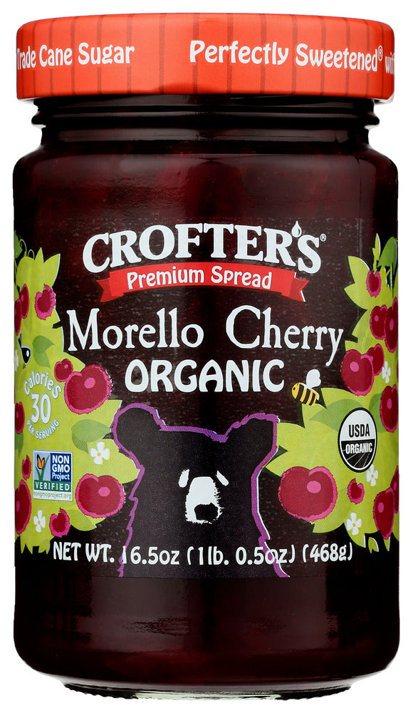 CROFTERS: Premium Spread Morello Cherry, 16.5 oz