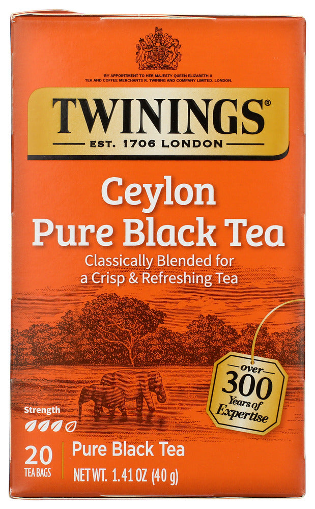 TWININGS: Origins, Ceylon Orange Pekoe Tea, 20 Tea Bags, 1.41 oz