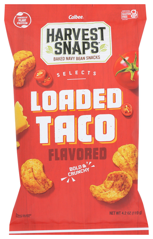 HARVEST SNAPS: Snack Selects Loaded Taco, 4.2 OZ