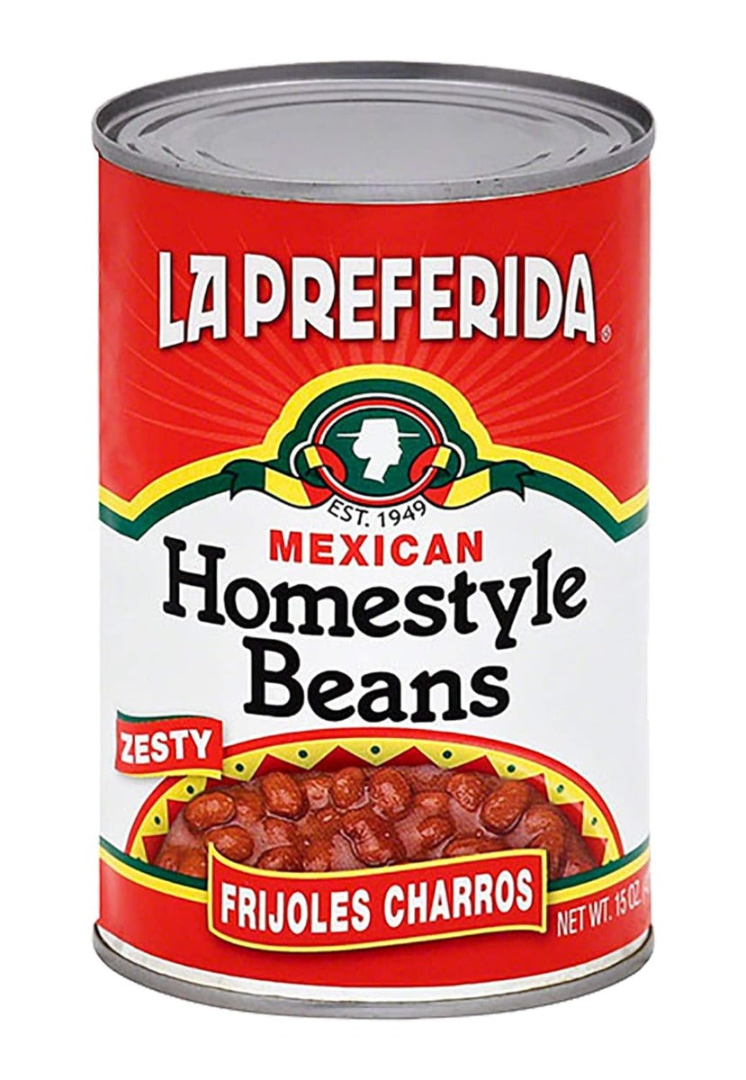 LA PREFERIDA: Bean Frijole Charros Home Style, 15 oz