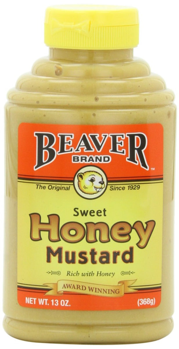 BEAVER: Honey Mustard Squeeze Bottle, 13 oz
