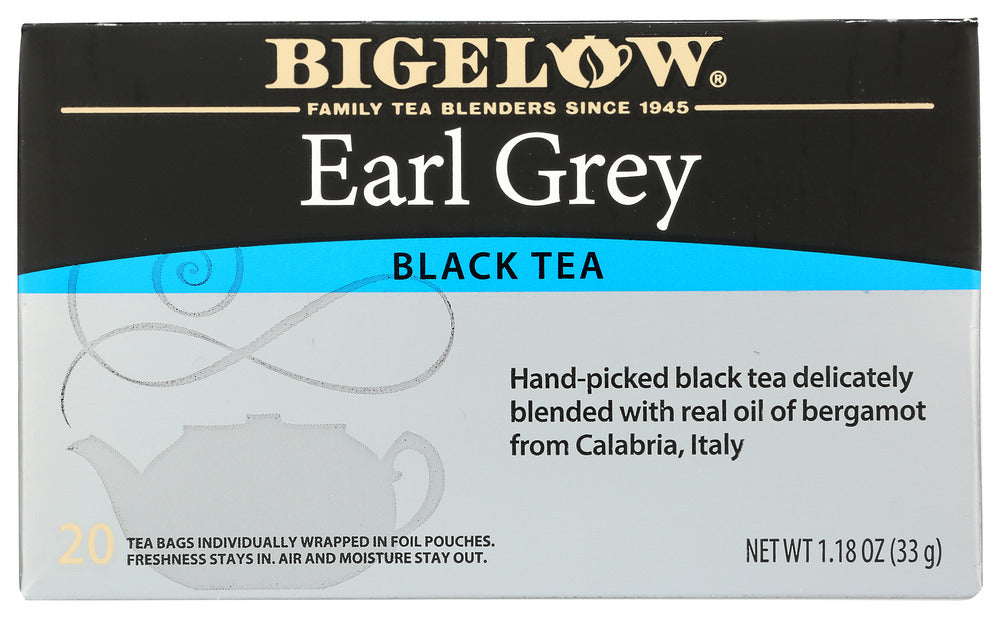 BIGELOW: Tea Black Tea Earl Grey, 20 tea bags
