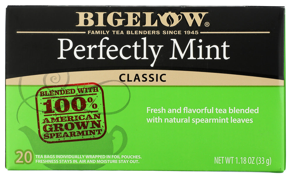 BIGELOW: Tea Black Tea Plantation Mint, 20 tea bags