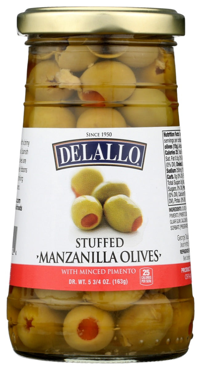DELALLO: Stuffed Manzanilla Olives, 5.75 oz
