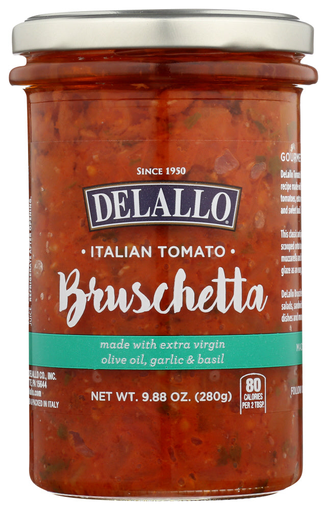 DELALLO: Tomato Bruschetta, 9.88 oz