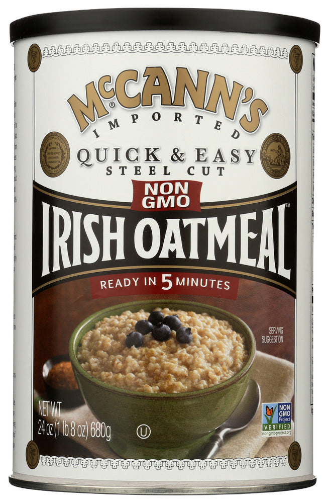 MCCANNS: Non Gmo Irish Oatmeal, 24 oz