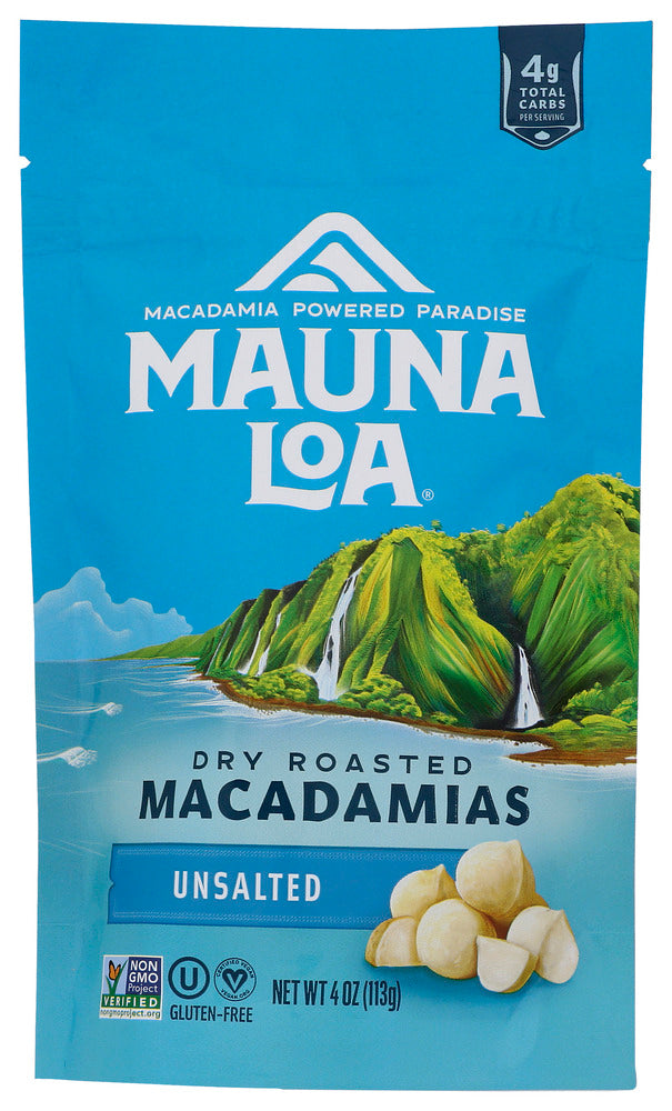 MAUNA LOA: Macadamia Unsalted, 4 oz