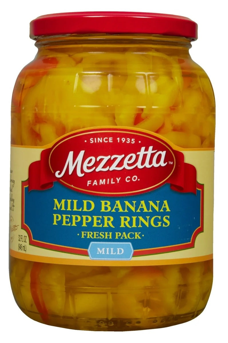 MEZZETTA: Deli Sliced Mild Pepper Rings, 32 oz