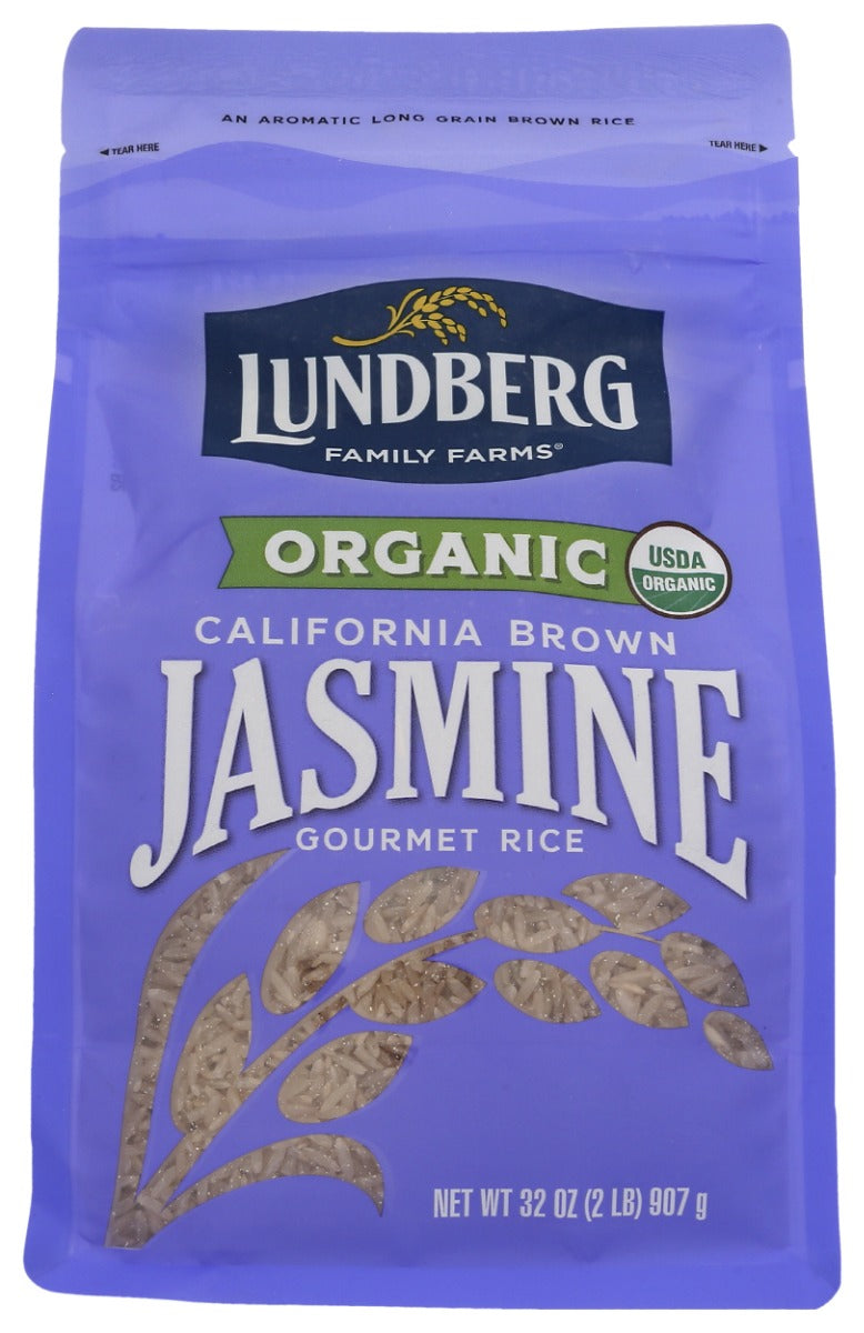LUNDBERG: Organic California Brown Jasmine Rice, 2 lb