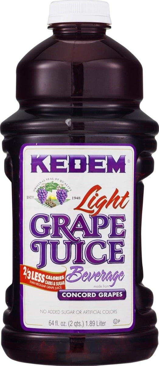 KEDEM: Light Concord Grape Juice, 64 oz
