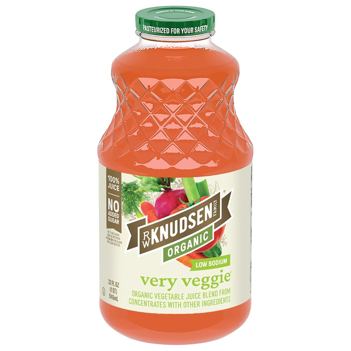 R.W. KNUDSEN: Organic Low Sodium Very Veggie Juice, 32 oz