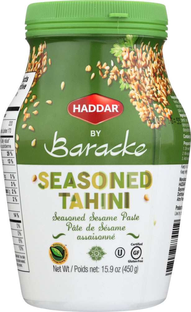 HADDAR: Seasoned Tahini, 16 oz