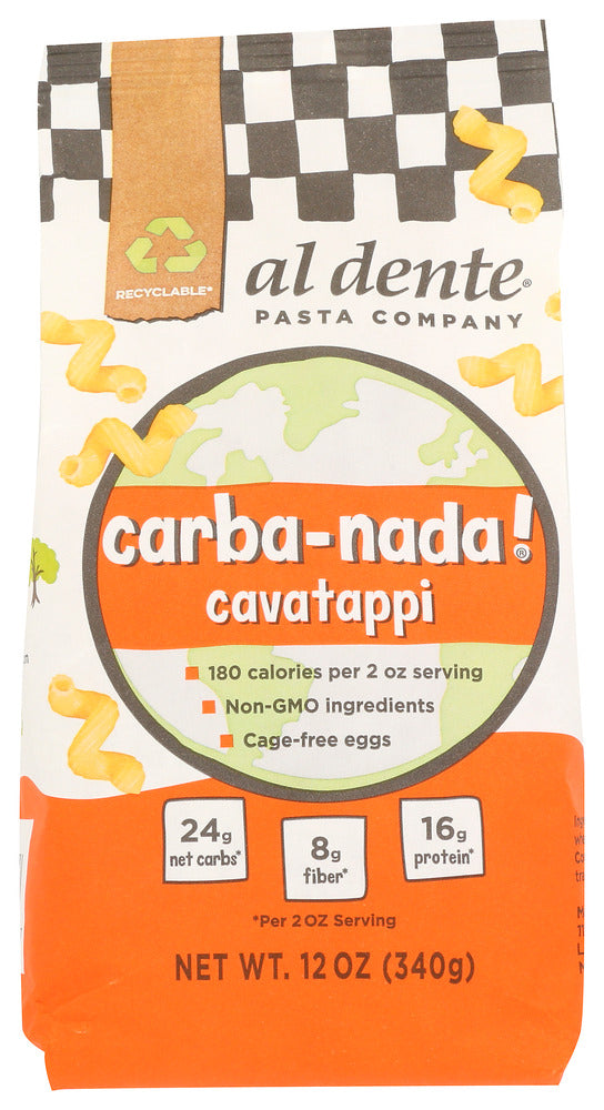 AL DENTE: Carba Nada Cavatappi, 12 oz