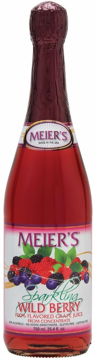 MEIERS: Wild Berry Sparkling Juice, 25.4 fo
