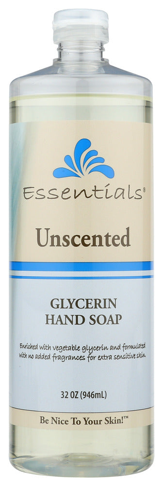 CLEARLY NATURAL: Soap Hand Liquid Glycerin Unscented, 32 oz