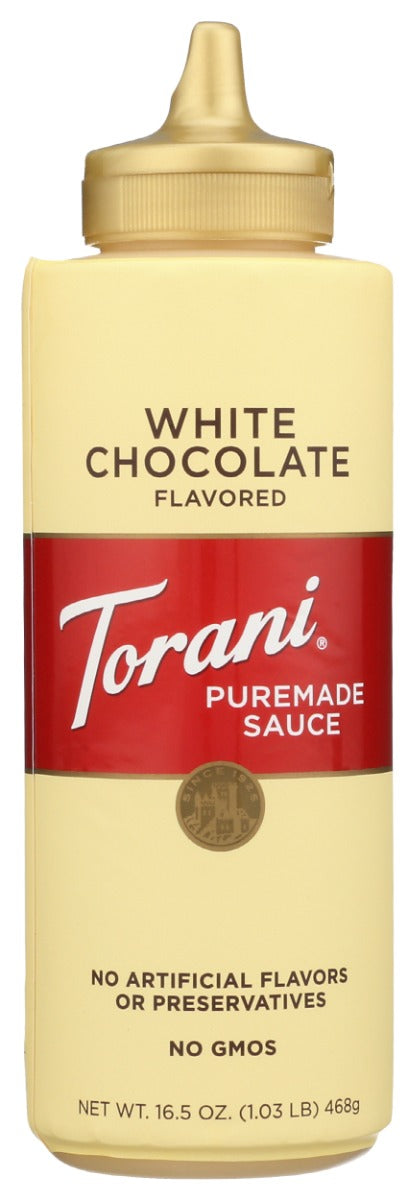 TORANI: White Chocolate Sauce, 16.5 Oz