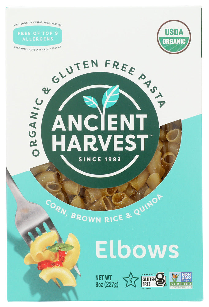 ANCIENT HARVEST: Organic Supergrain Pasta Elbows Gluten Free, 8 oz