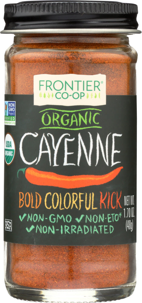 FRONTIER HERB: Cayenne Chili Pepper Ground Organic, 1.7 oz