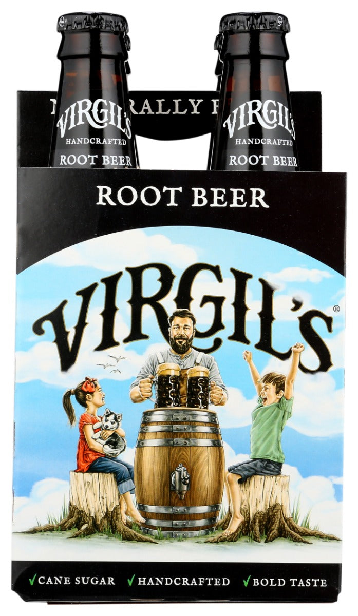 VIRGILS: Handcrafted Root Beer 4Pk, 48 fo