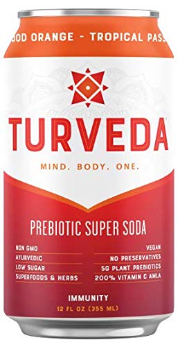 TURVEDA: Soda Prebiotic Immunity, 12 fo