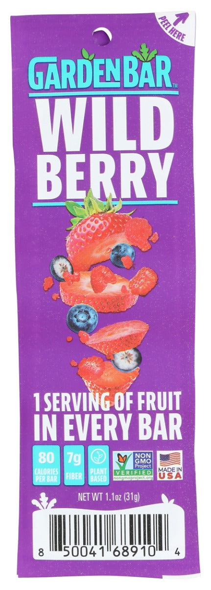 GARDEN BAR: Bar Fruit Berry Wld Snck, 1.1 oz