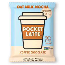 POCKET LATTE: Oat Milk Mocha Latte Bar, 0.92 oz
