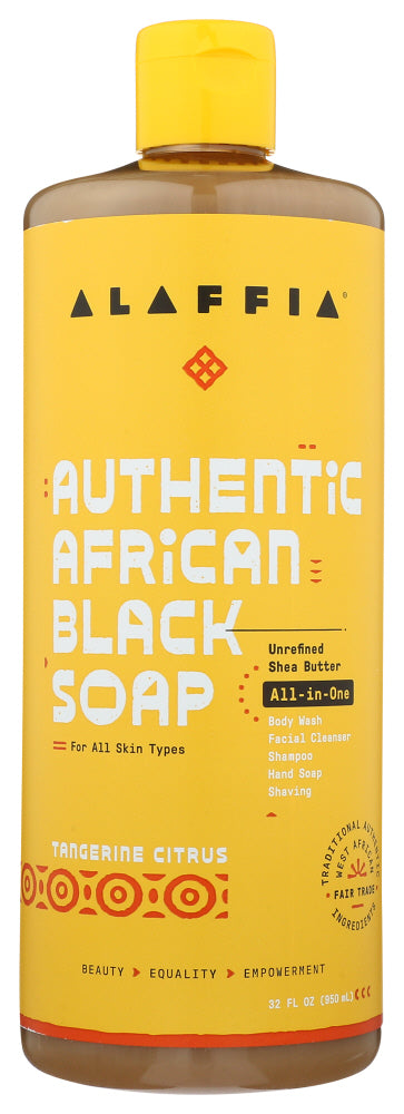 ALAFFIA: Soap Auth Blck Tang Citrs, 32 fo