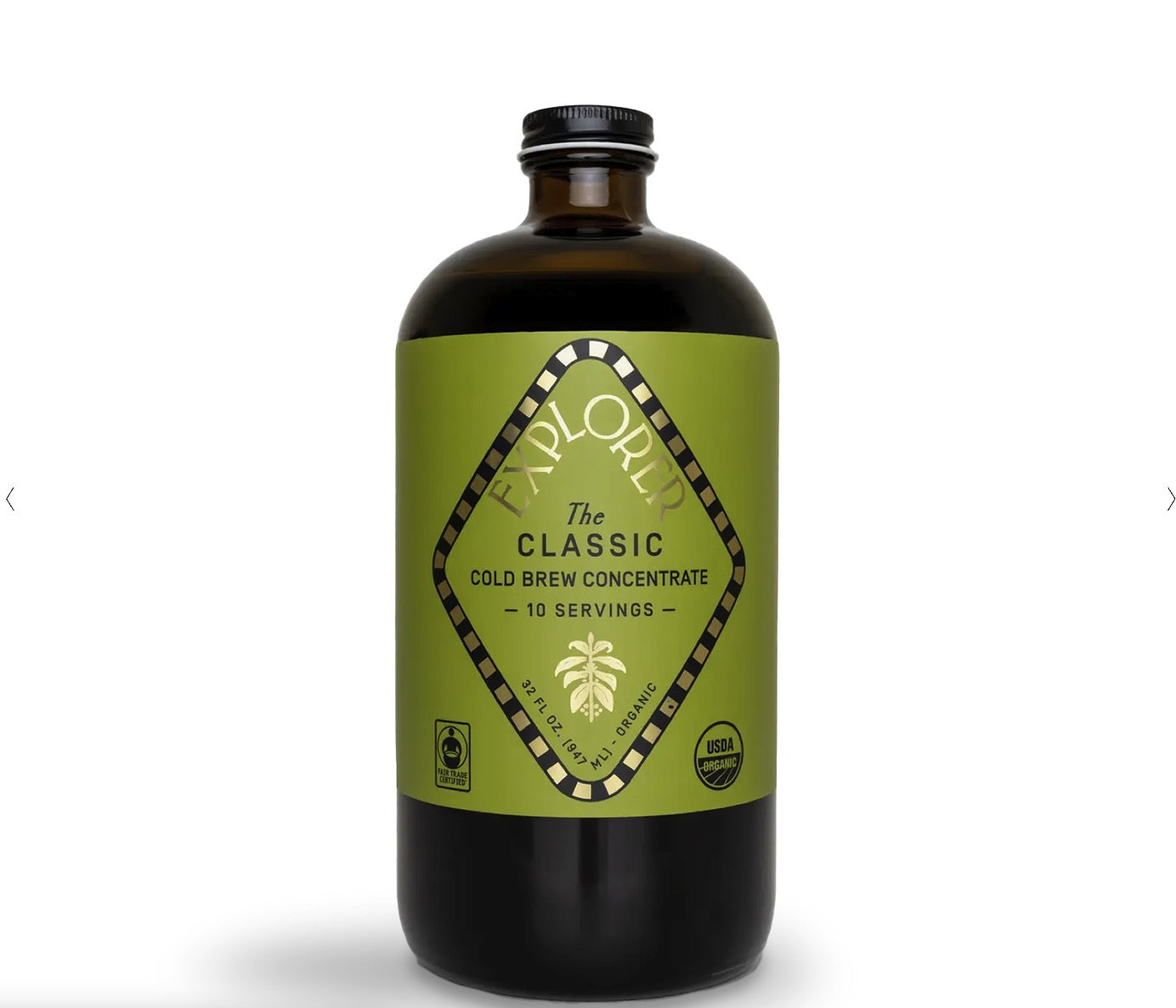 EXPLORER COLD BREW: The Classic Standard Caffeine Cold Brew Coffee Concentrate, 32 fo