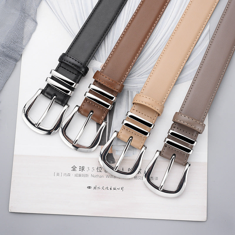 Women's Fashionable Genuine Leather Belt for Summer