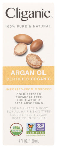 CLIGANIC: Oil Argan, 4 fo