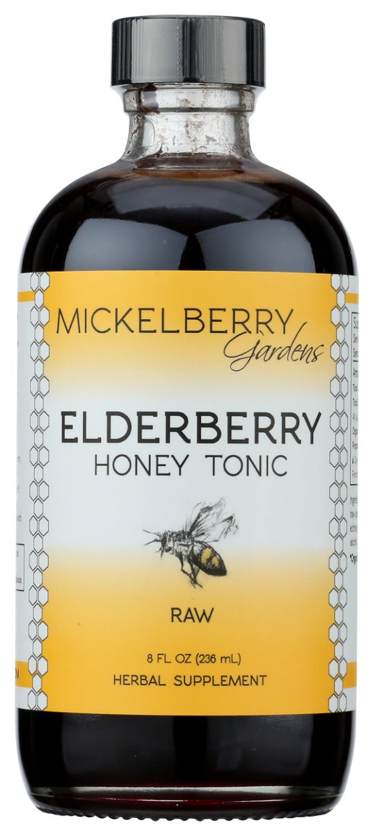MICKELBERRY GARDENS: Tonic Elderberry Honey, 8 fo