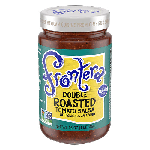 FRONTERA: Salsa Medium Double Roasted Tomato, 16 oz